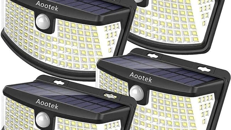 Aootek New Solar Lights 120 LEDs: The Ultimate Security Solution