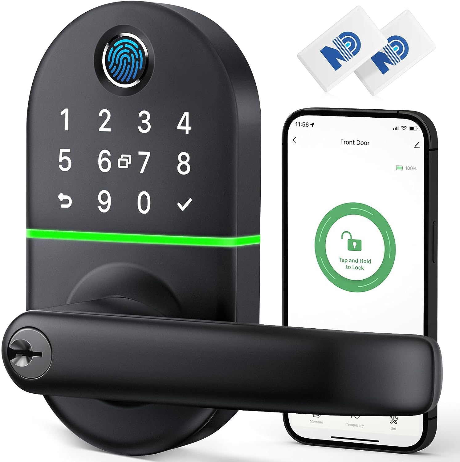 Unlock Your Door with Ease: A Review of the NICE DIGI Smart Door Lock with Handle
