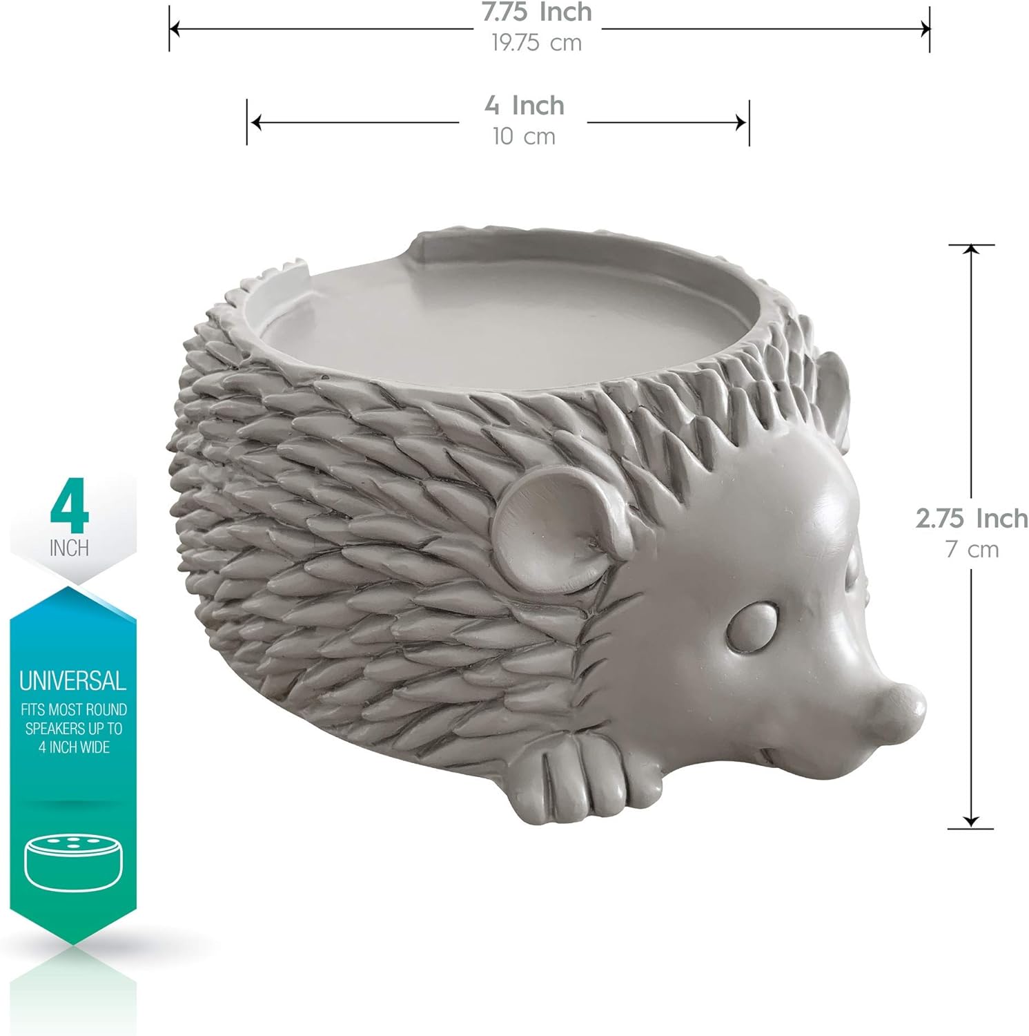Dekodots Smart Speaker Table Stand (Hedgehog) - The Perfect Decorative Holder for Your Smart Speaker