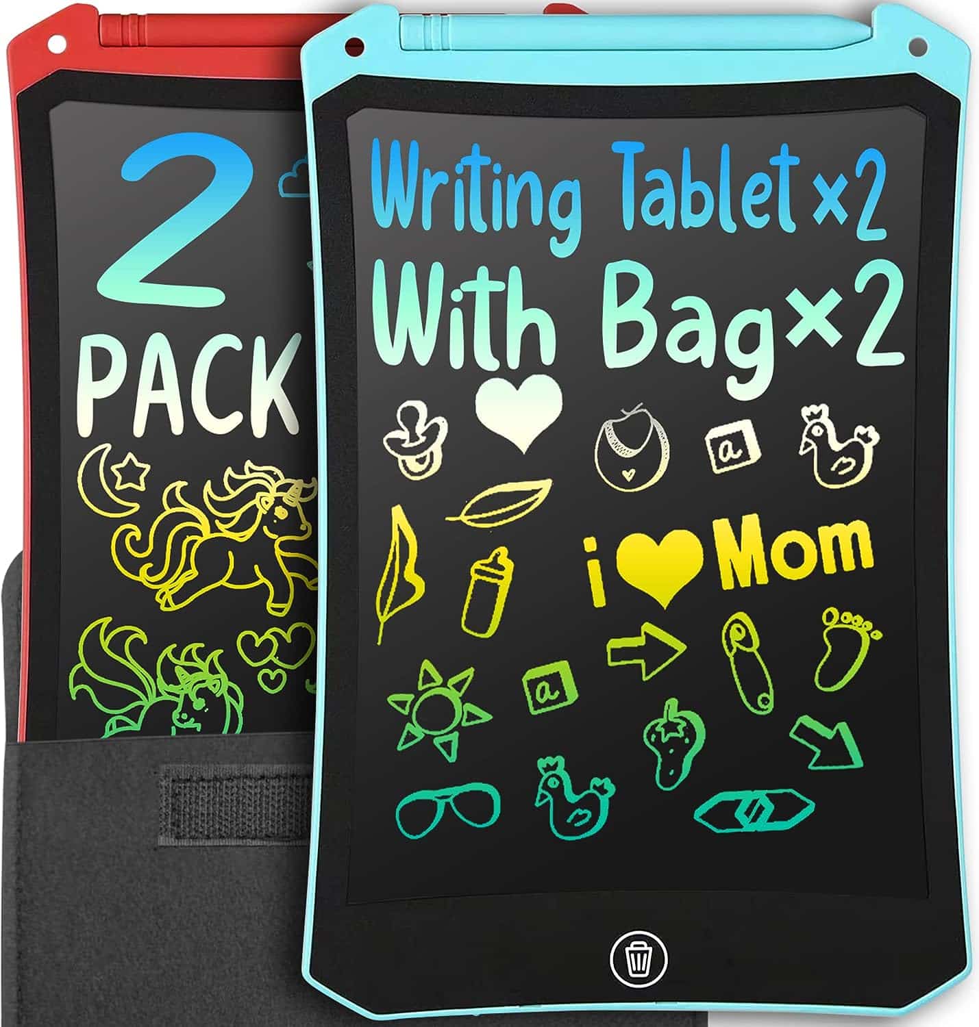 2 Pack LCD Writing Tablet for Kids Doodle Board – A Fun and Educational Toy for Children