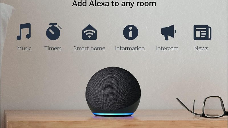 Echo Dot (4th Gen, 2020 release) | Smart Speaker with Alexa | Charcoal – A Powerful and Versatile Smart Assistant