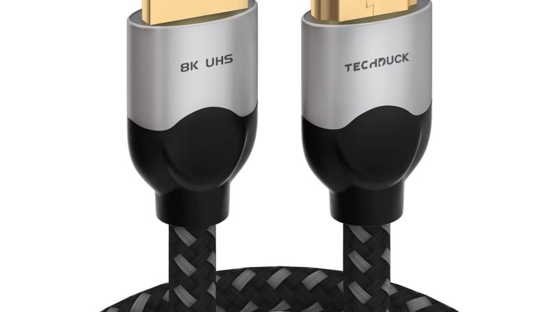 TechDuck 8K HDMI 2.1 Cable: The Ultimate Gaming and Home Cinema Experience