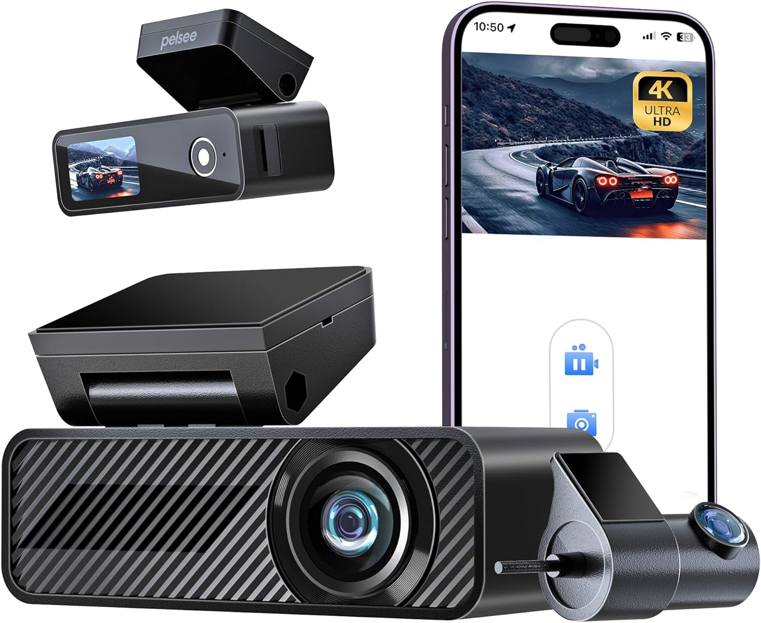 Pelsee P1 Duo Dash Cam: The Ultimate Front and Rear Dash Camera Combo