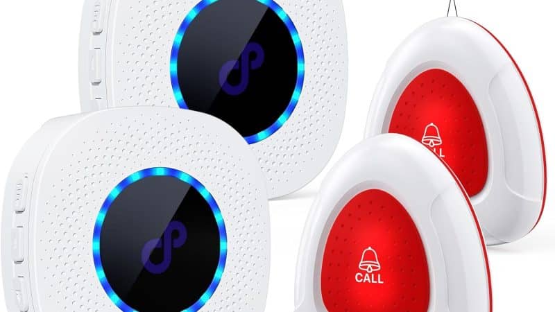 CPTEA Caregiver Pager Wireless Call Buttons: The Ultimate Elderly Monitoring System