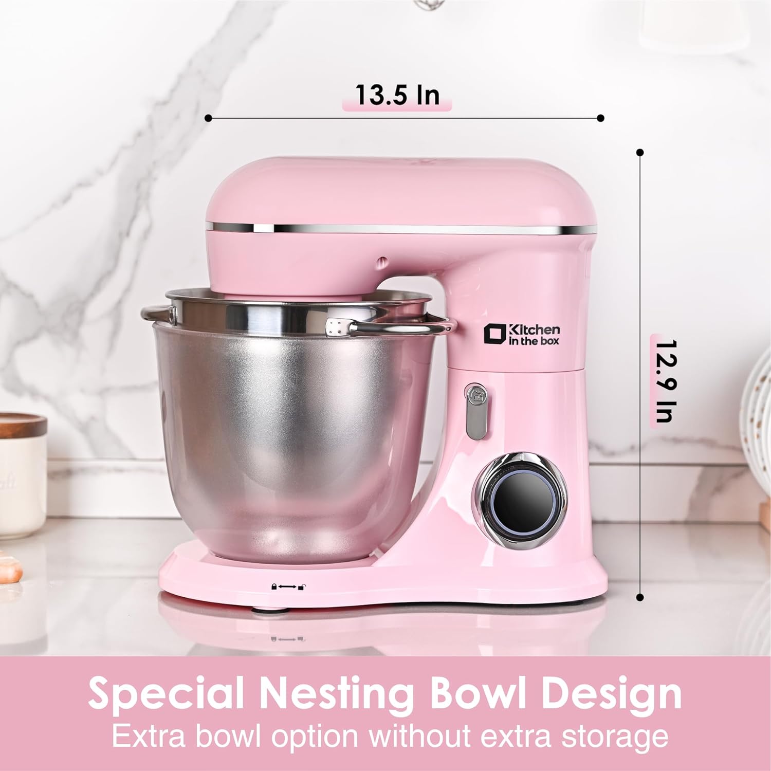 Kitchen in the Box Stand Mixer: A Comprehensive Review of the Dual-Bowl, 10-Speed Powerhouse in Pink