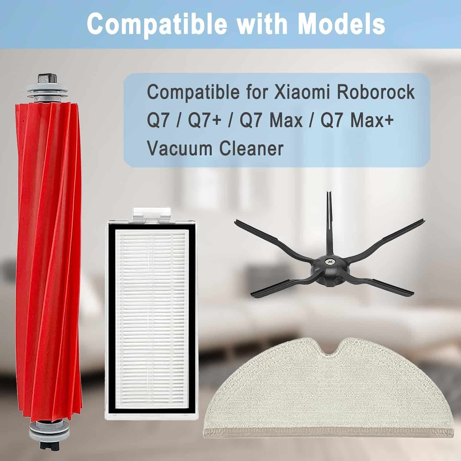Upgrade Your Cleaning Routine with the LesinaVac Accessories Kit for Xiaomi Roborock Q7 / Q7+ / Q7 Max+ Robot Vacuum