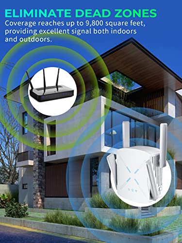 The Ultimate WiFi 6 Extender: Boost Your Internet Signal with the 2024 Release WiFi 6 Extenders Signal Booster for Home