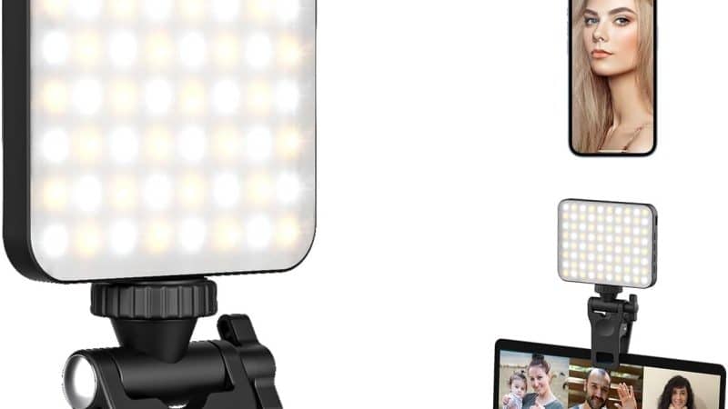XINBAOHONG Rechargeable Selfie Light: The Perfect Portable Light for Your Selfies and Video Calls